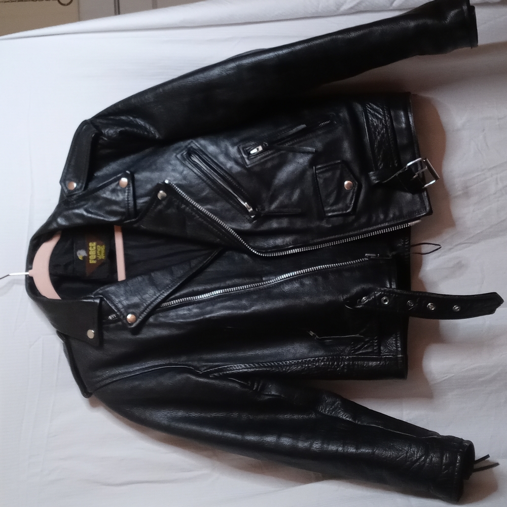 Leather jacket